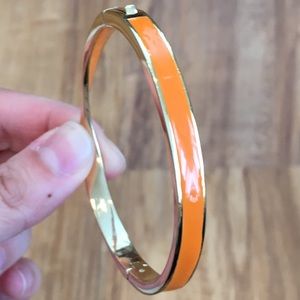 Tangerine Kate Spade twist bracelet